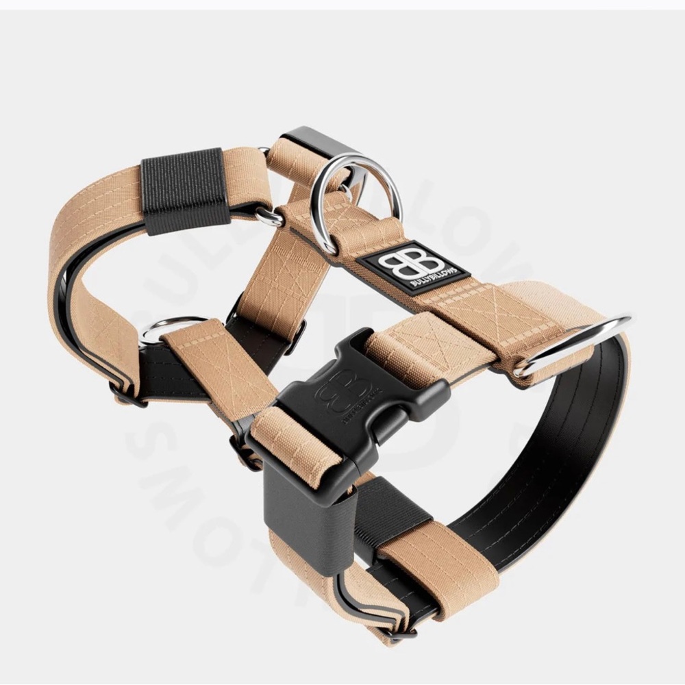 Bully Billows: TRI-Harness® | Anti-Pull & Adjustable - Military Tan v2.0